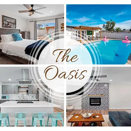 The Oasis In Tempe With Heated Pool And Arcade Villa