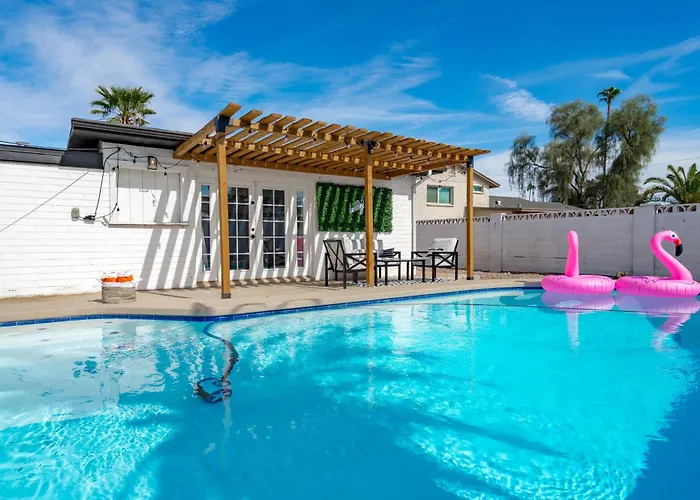 Сasa de vacaciones The Oasis In With Heated Pool And Arcade Tempe
