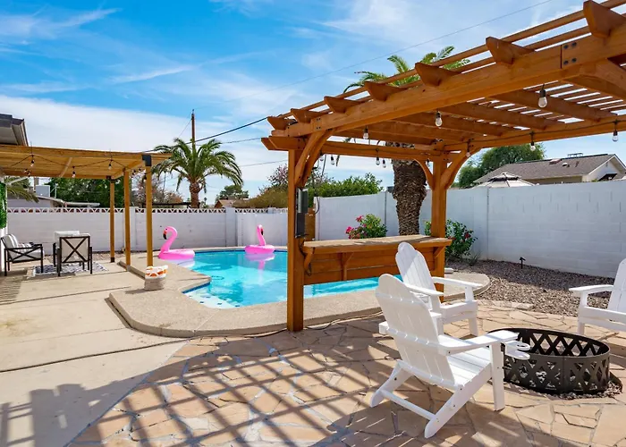 Сasa de vacaciones The Oasis In With Heated Pool And Arcade *